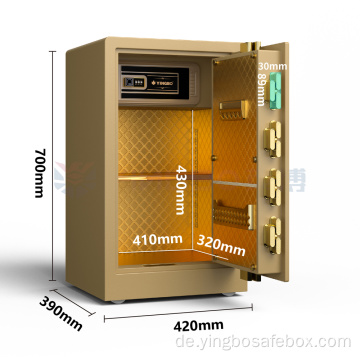 Passwort Safe Fingerabdruck Lock Office Haushaltssicherer Box